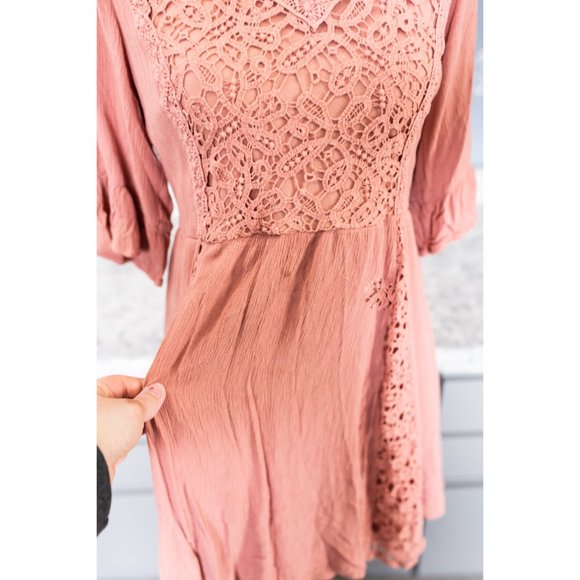 Maurices Rose Dress, Size Large - Picture 4 of 4